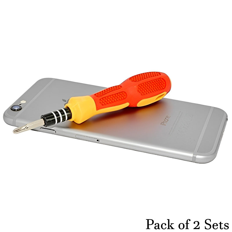 2-Pack 31 In 1 Multi-Functional Screwdriver Tool Kit for Mobiles and Small Products