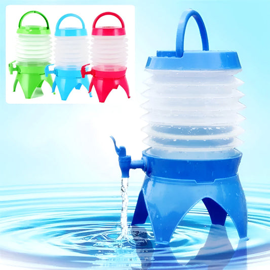 3.5-Liter Mini Portable Manual Foldable Multi-Purpose Beverage Dispenser