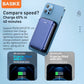 BASIKE 5000mAh 20W MagSafe Wireless Power Bank with 15W Fast Wireless Charging and PD QC 3.0 Support for iPhone Samsung Huawei