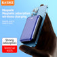 BASIKE 5000mAh 20W MagSafe Wireless Power Bank with 15W Fast Wireless Charging and PD QC 3.0 Support for iPhone Samsung Huawei